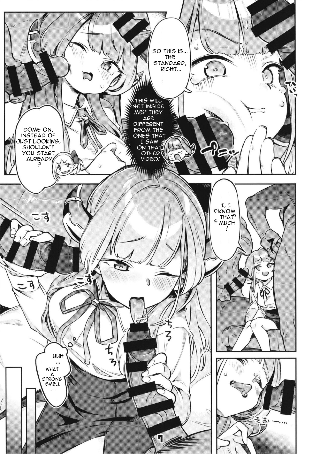 Hentai Manga Comic-Aru-chan Ran Out of Money And Before She Noticed, She Was Surrounded By Burly Men-Read-6